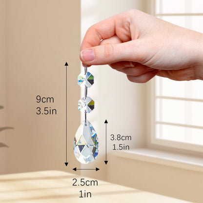 H&D HYALINE & DORA 20pcs Teardrop Chandelier Crystal Glass Pendants Beads