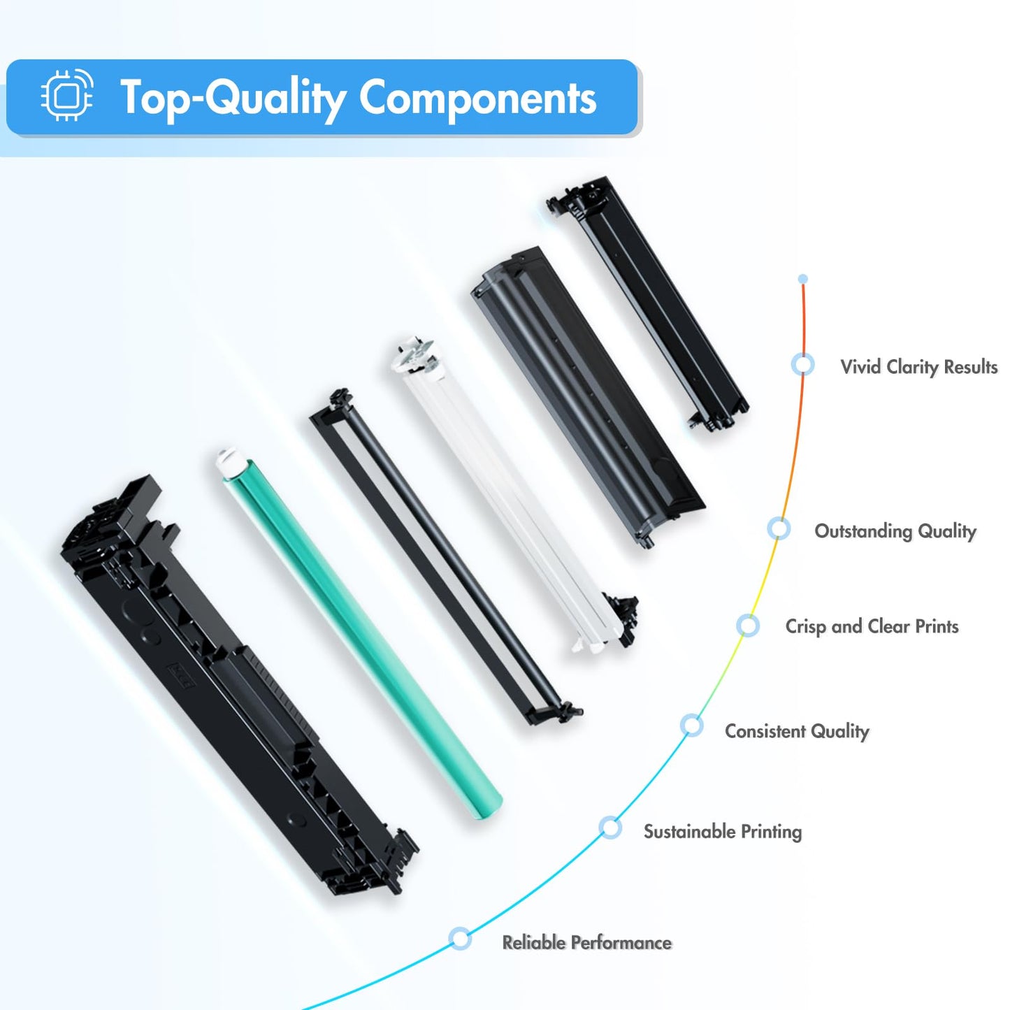 TN760 TN730 Toner for Brother Printer: Compatible for Brother TN 760 730 TN-730/TN-760 High Yield Black for MFC-L2710DW MFC-L2750DW HL-L2350DW HL-L2395DW DCP-L2550DW HL-L2390DW HL-L2370DW 4-Pack