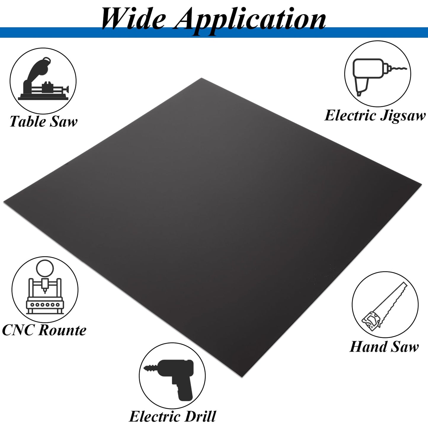 LOYORTY 4PCS 12 x 12 x 1/32 (0.04”) Inch Anodized Aluminum Sheet, Black Aluminum Engraving Blanks, 0.8MM Thin Metal Plates for Laser Engraving, Crafting, DIY, House Decoration