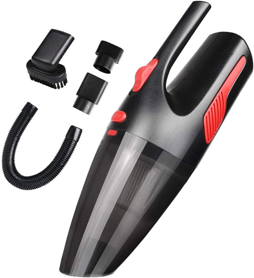 Manual Vacuum Cleaner, 120W High-Power, Portable Hand Vacuum Cleaner for Fast Car Cleaning