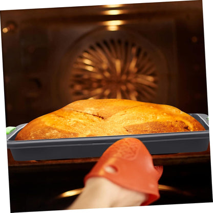 Luxshiny Sheet Cake Pan, Silicone Loaf Pan, Brownie Baking Pan, Rectangular Bakeware for Home Kitchen