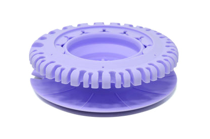 Paint Puck CollapsiBowl Paint Brush Cleaner Rinse Cup (Purple) - Collapsible Paint Water Cup & Brush Cleaner with Brush Holder, Squeegee Lips & Drip Tray for Acrylic, Watercolor & Art Supplies