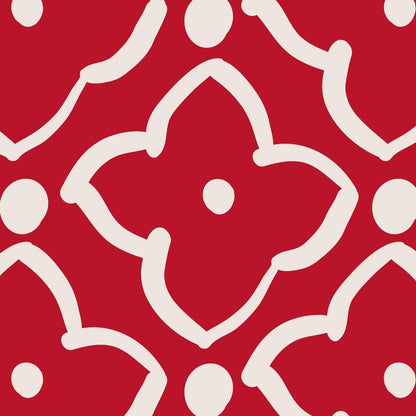 Vera Bradley Women's Cotton Double Knit Throw Blanket, Moorish Goji Berry Red, 70 X 50