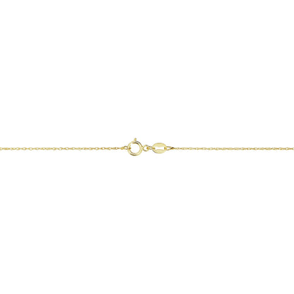 Kooljewelry Yellow Gold Plated Sterling Silver Replacement Rope Chain Necklace (1.1 mm, 20 inch)