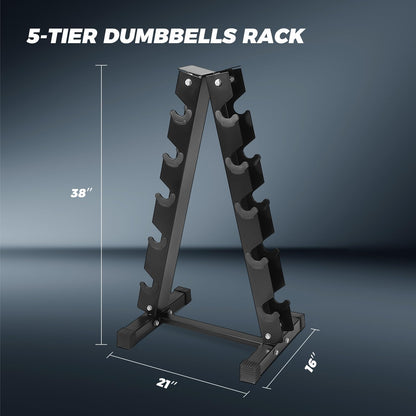 RITFIT Rubber Hex Dumbbells Set with Rack, 180-780LB Heavy-Duty Cast Iron Core, Knurled Chrome Handle, Space-Saving Storage Rack for Home Gym Strength Training