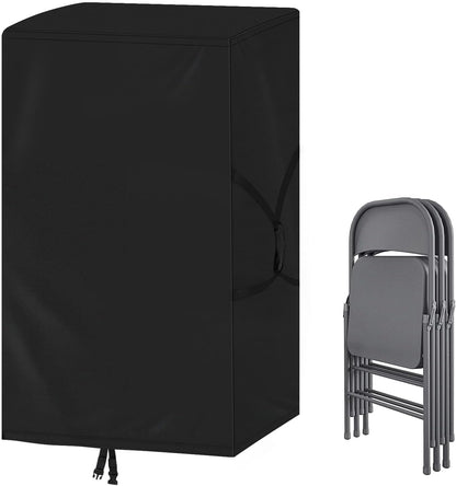 20x12x39inch POMER Folding Chair Storage Bag for Plastic, Resin, and Wood Folding Chairs Waterproof Chair Cover