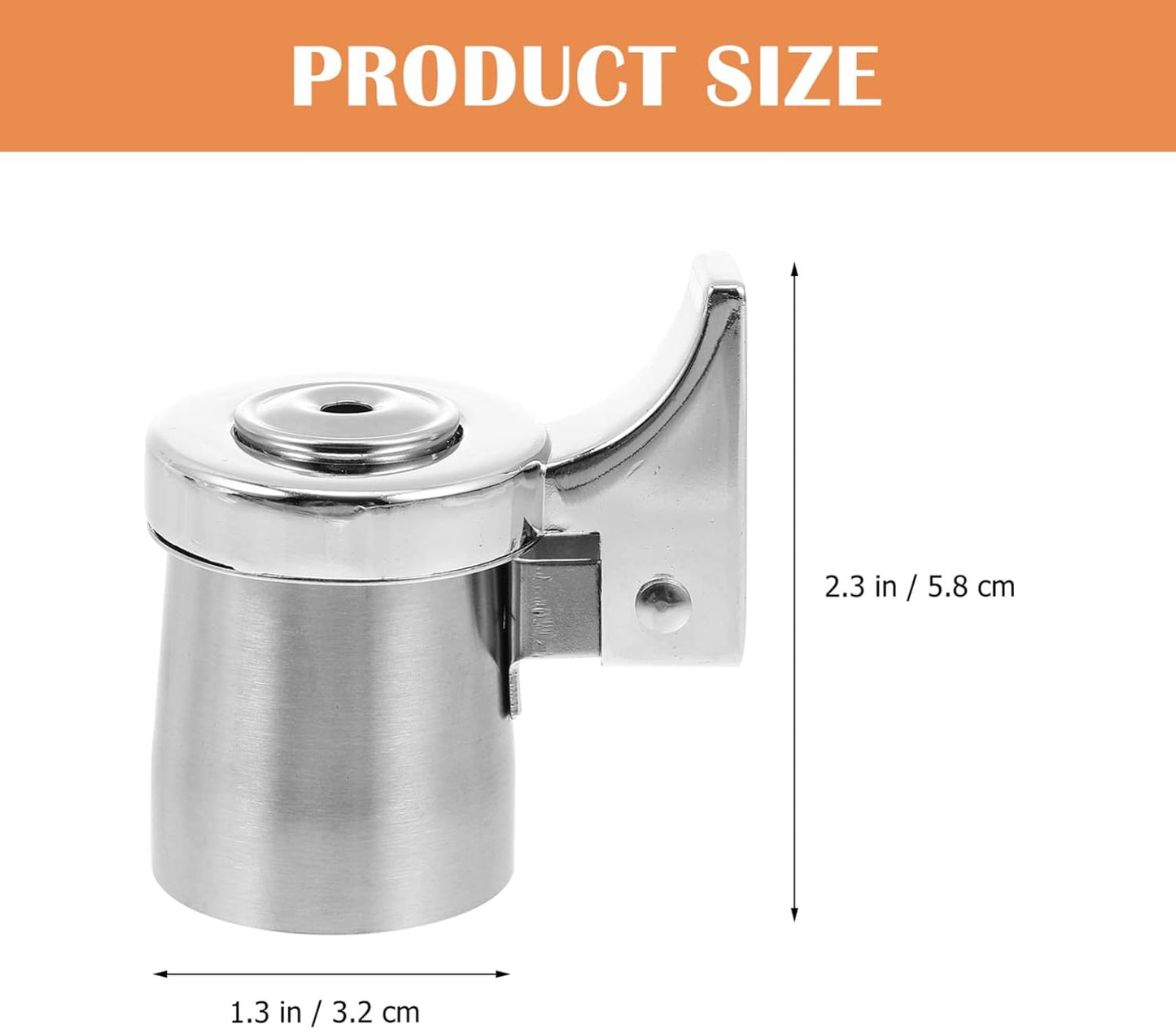 Luxshiny Tea Kettle Whistle Replacement, Stainless Steel Teapot Whistle, Water Boiling Kettle Nozzle for Kitchen