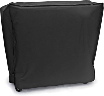 J&C 35x20x34in 80 Cooler Cart Cover-Black Waterproof UV Resistant Patio Rolling Cooler for Most of QT Patio Ice Chest