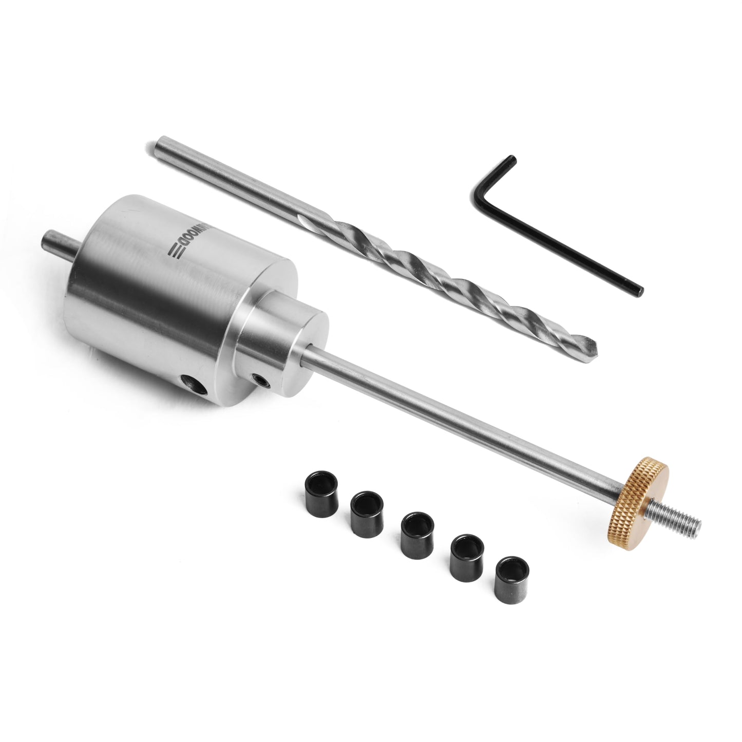 BMWOOD Pen Mandrel with 1"X8TPI Thread Adaptor for Woodlathe Woodturning Pen Make.