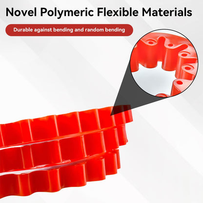 Woodworking Profiling Strip Flexible Curve Template Profiling Strip Gear Driven Curve Template Guide Adjustable Fixed Complex Shape Contour Tool (78.74inch)