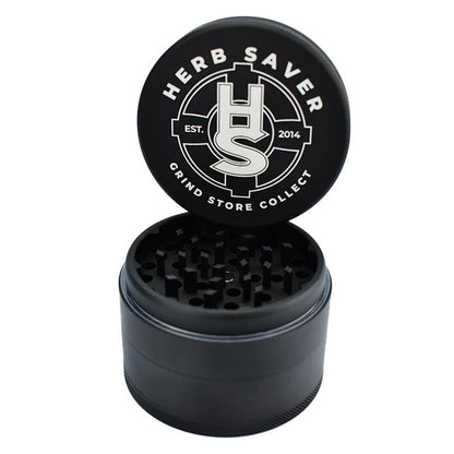HerbSaver 2.5 Inch Aluminum Spice Grinder (Black)