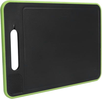 Multifunctional Doublesided Cutting Board, Non-Slip Aluminum Alloy with Kitchen Knife Sharpener