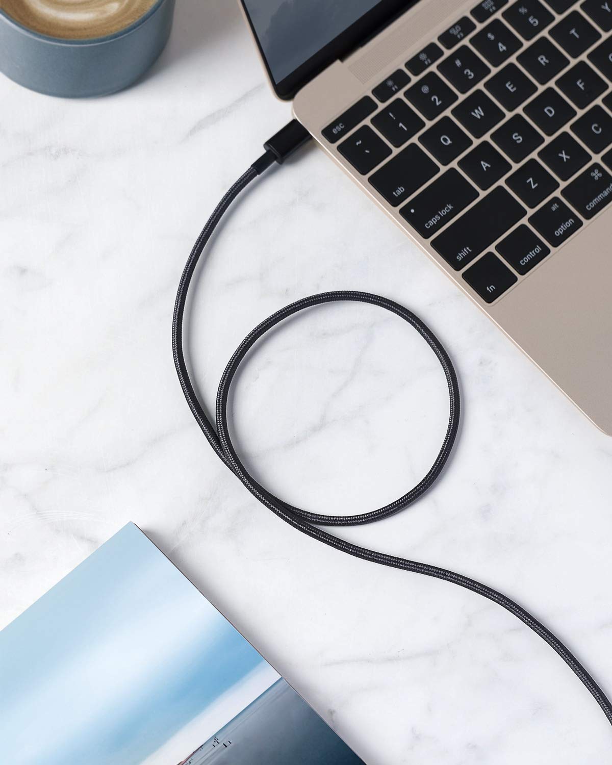 Anker Cable,[2-Pack,6 ft] Premium Nylon USB-A to USB-C Fast Charging Type C Cable,for iPhone 17 Series,Galaxy S10/Note 8,LG V20 and Other USB C Charger