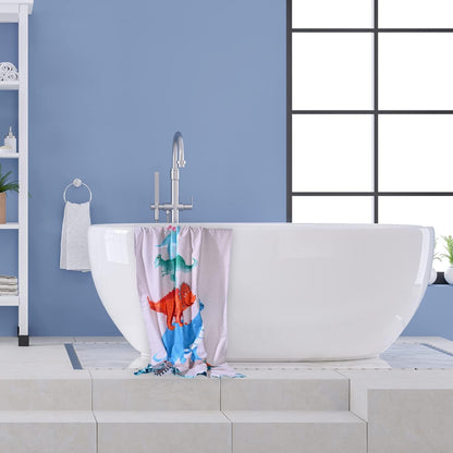 24x48, LIVILAN Small Dinosaur Beach Towel for Kids, Microfiber, Quick Dry, Sand Free, Lightweight, Thin, Perfect