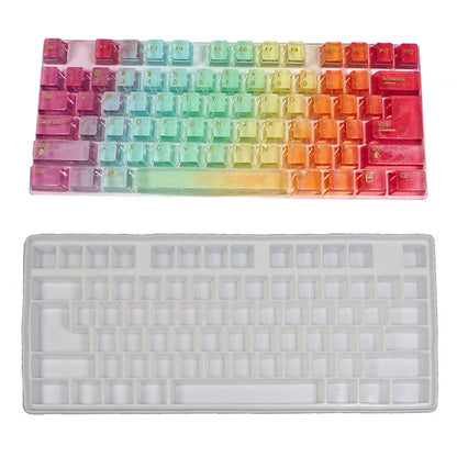 HYROOY Computer Keyboard Silicone Mold l Handmade Soap Chocolate Candy Mould ft Resin Clay Decorating Tools Silicone