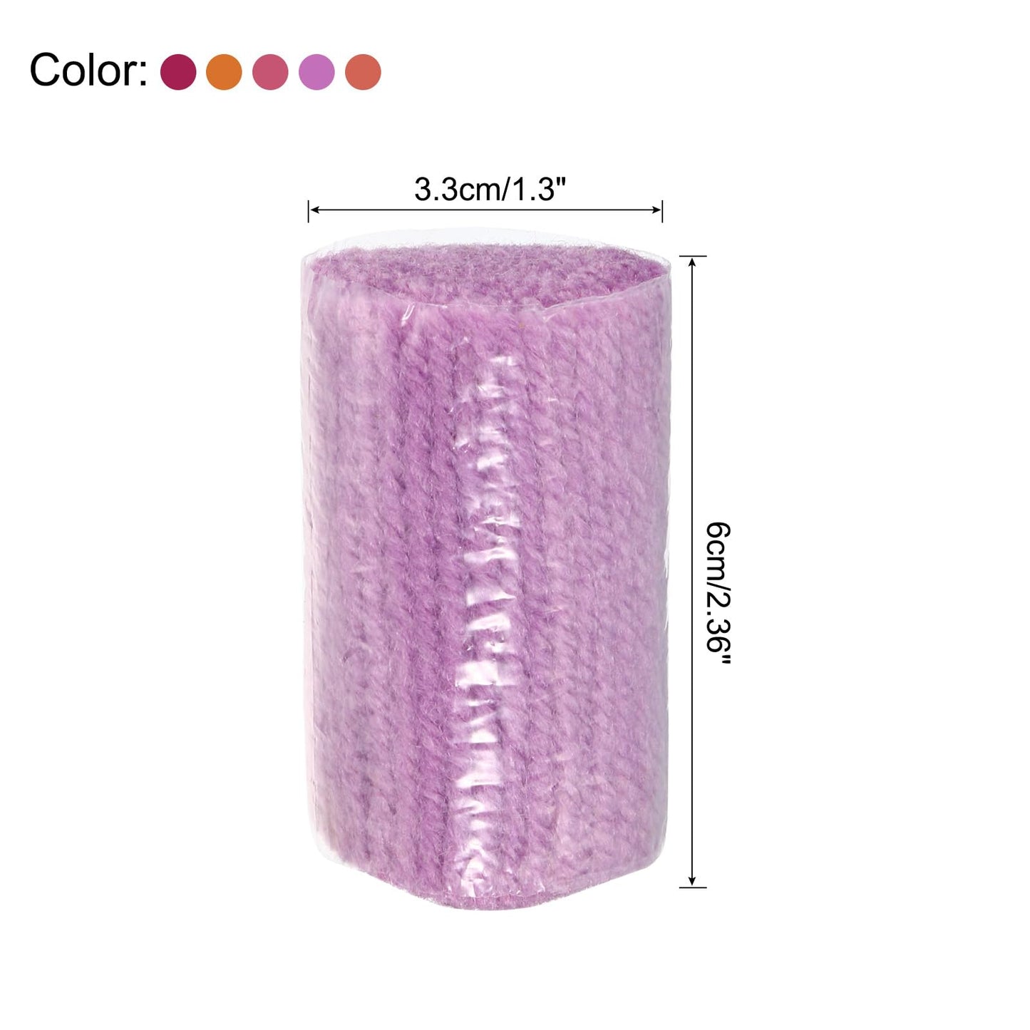 PATIKIL 12 Rolls Latch Hook Yarn, Latch Hook Kit Yarn Precut Hook Rugs Yarn Crochet Colorful for Latch Hook Rug Adults Beginners, Pink Yellow Purple Tone