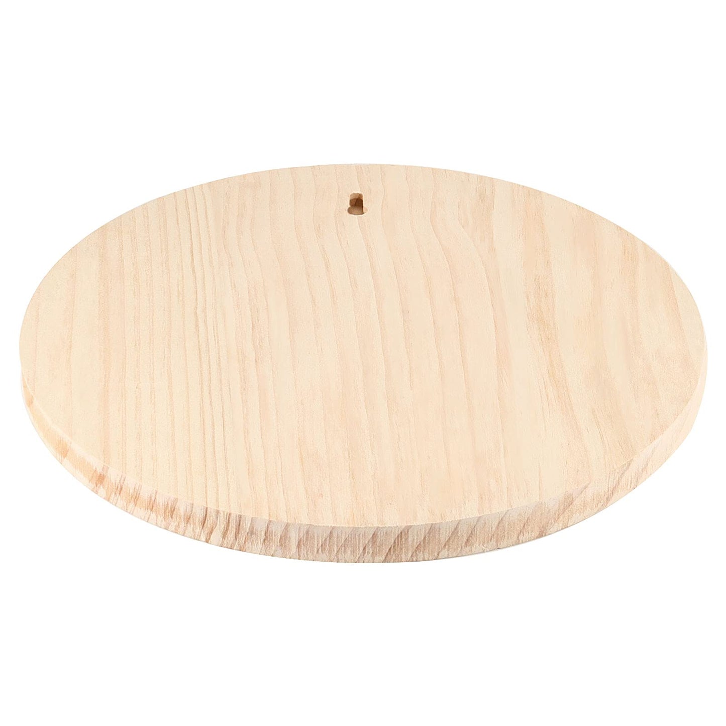 MUKLEI 4 Pack 12 Inch Round Wood Plaque, 3/4 Inch Thick Unfinished Wooden Circle Plaque Wooden Base for Craft Projects, Painting, Woodcarving, DIY Sign
