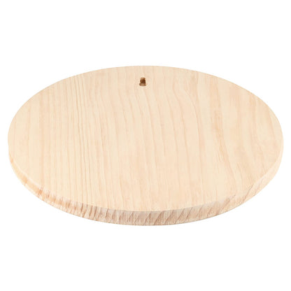 MUKLEI 4 Pack 12 Inch Round Wood Plaque, 3/4 Inch Thick Unfinished Wooden Circle Plaque Wooden Base for Craft Projects, Painting, Woodcarving, DIY Sign