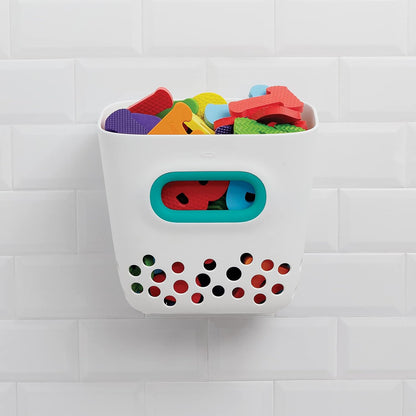 OXO Tot Bath Toy Bin, Teal, 1 Count