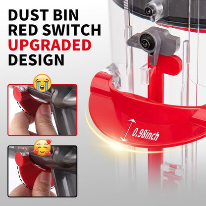 Upgrade Dust Bin Vacuum Attachment for V11 V15 SV14 SV15 Vacuum Cleaner, Replacement for Part no.970050-01 and Part