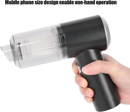 Sonew Handheld Vacuum Cleaner, Mini Cordless with Transparent Storage for Home & Office