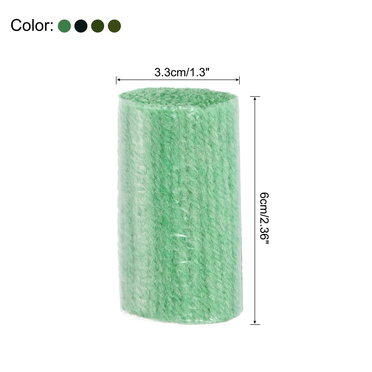 PATIKIL 10 Rolls Latch Hook Yarn, Latch Hook Kit Yarn Precut Hook Rugs Yarn Crochet Colorful for Latch Hook Rug Adults Beginners, Green Tone