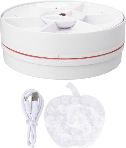 TOPINCN Portable USB Dishwasher: Mini Dish Washing Machine for Household Kitchen, Quickly Removes Dishware, Red