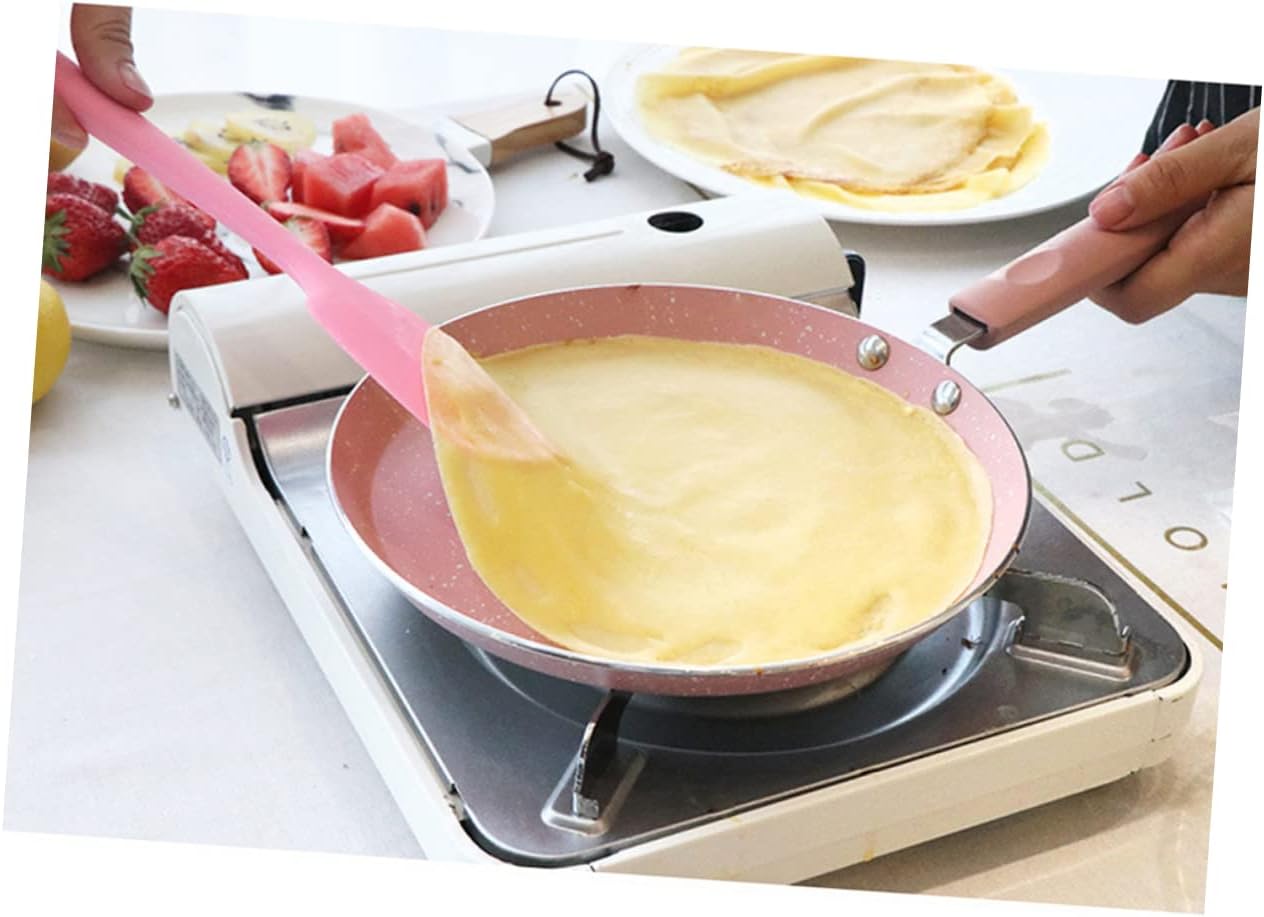 Hemoton Metal Cooking Utensils, Small Nonstick Japanese Omelette Frying Pan, Aluminum Pancake Pan