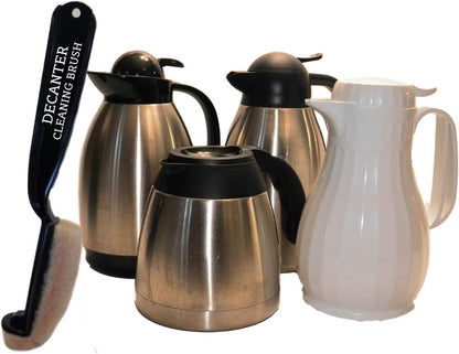 COFFEE DECANTER CLEANING BRUSH - Lifetime Guaranty, Thermal Insulated Carafe