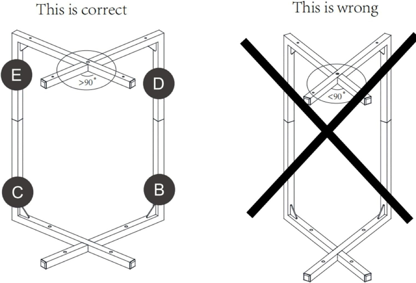 Generic ET-X-BKW1 NEFROM C-Shaped End Table, Small Couch Side Table, Sofa TV Tray Table for Living Room, Bedroom