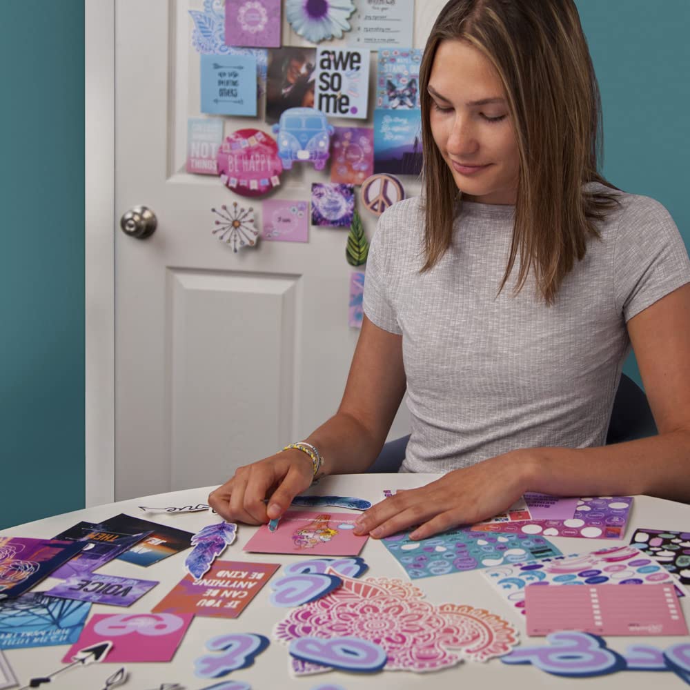 Craft-tastic DIY Wall Collage – Craft Kit – Personalize Your Space with Inspiring Quotes, Pre-cut Designs & Pictures