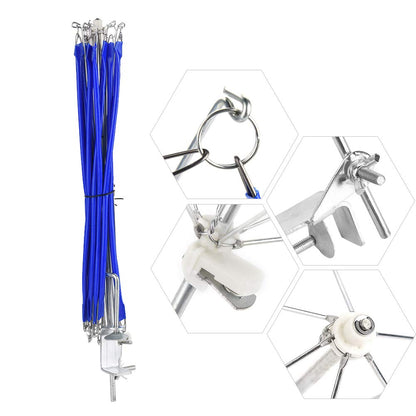 HEEPDD Yarn Ball Winder, Hand Operated Wool String Ball Winding Holder Machine, Metal Umbrella Swift for Knitting Crocheting Craft Lovers, DIY Yarn Crafters and Handmade Artisans