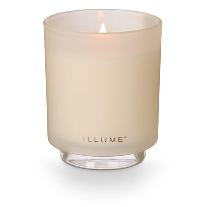 Illume Refillable Boxed Glass Candle, Winter White