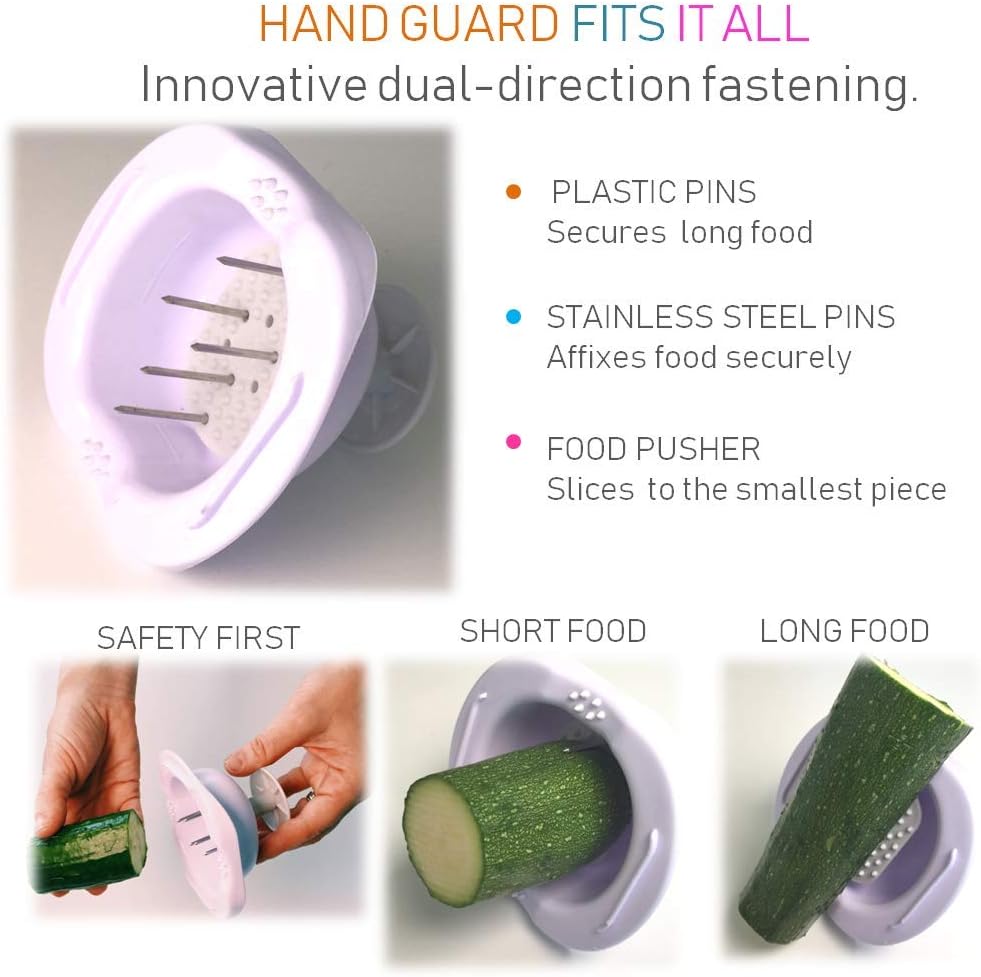 Mandolin Slicer Adjustable Mandoline - Best Hand-Held Cutter for Vegetable Potato Zucchini Food - 9-in-1 Japanese