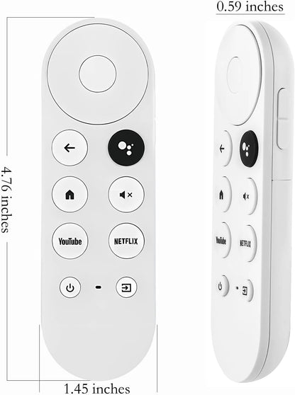 Voice Remote Control Suitable for G9N9N, BENACES Replacement for TV Compatible with Google Chromecast 4k Snow, GA01409-US, GA01919-US, GA01920-US, GA01923-US, GA02463-US, GA02464-US