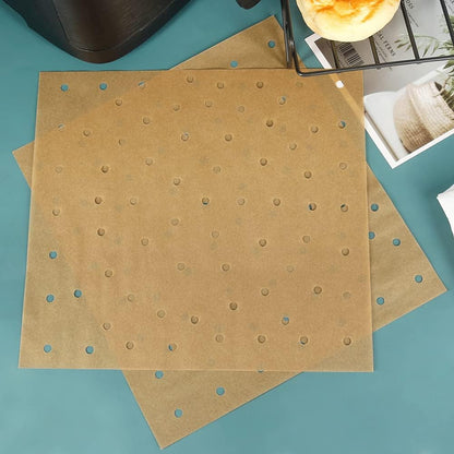 BYKITCHEN Air Fryer Oven Liners, Nonstick Unbleached Parchment Paper, 11x12 Inches, Set of 100