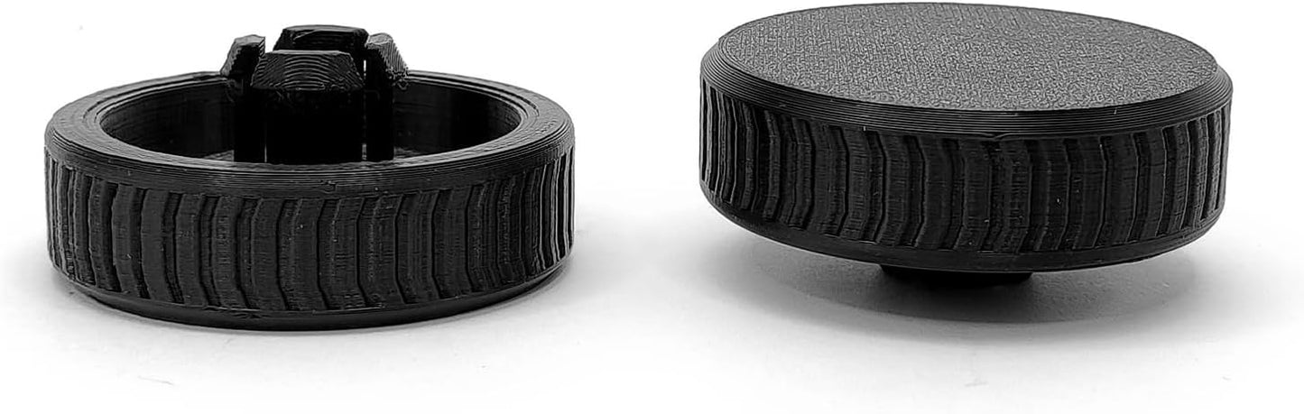 2PCS Black Upgraded Replacement Wheel for Hart 20V Stick Vacuum, Accessory for HPSV50B and HPSV50