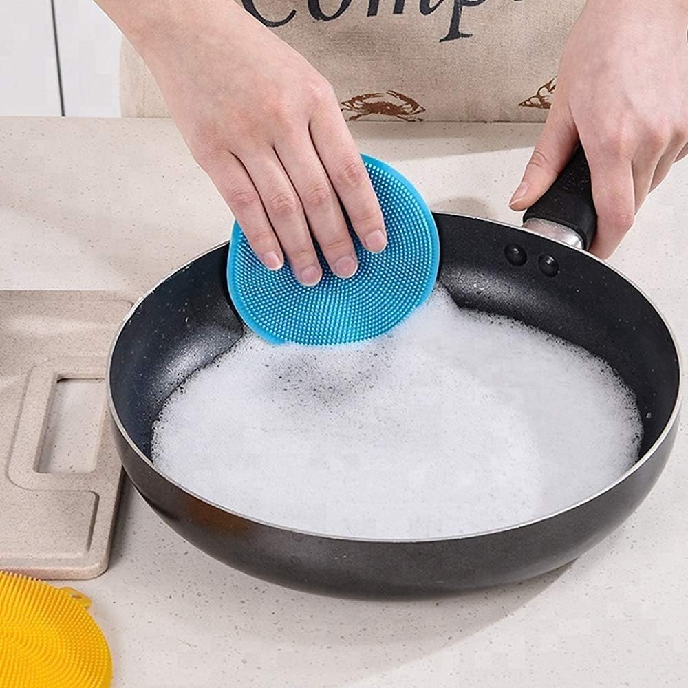CARTINTS Small Collapsible Bowl, Silicone Food Storage Containers for Camping with Airtight Lids