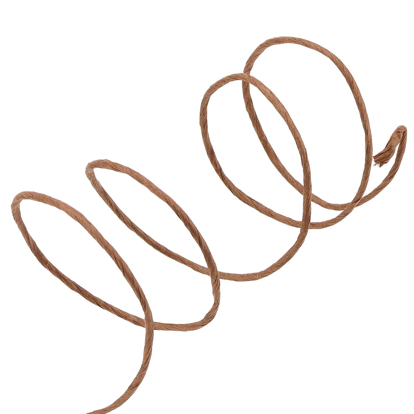 SHEUTSAN 4 PCS 2mm x 164ft Brown Floral Wire, 656ft Bind Wire Twine for Artificial Flower Making, DIY Projects