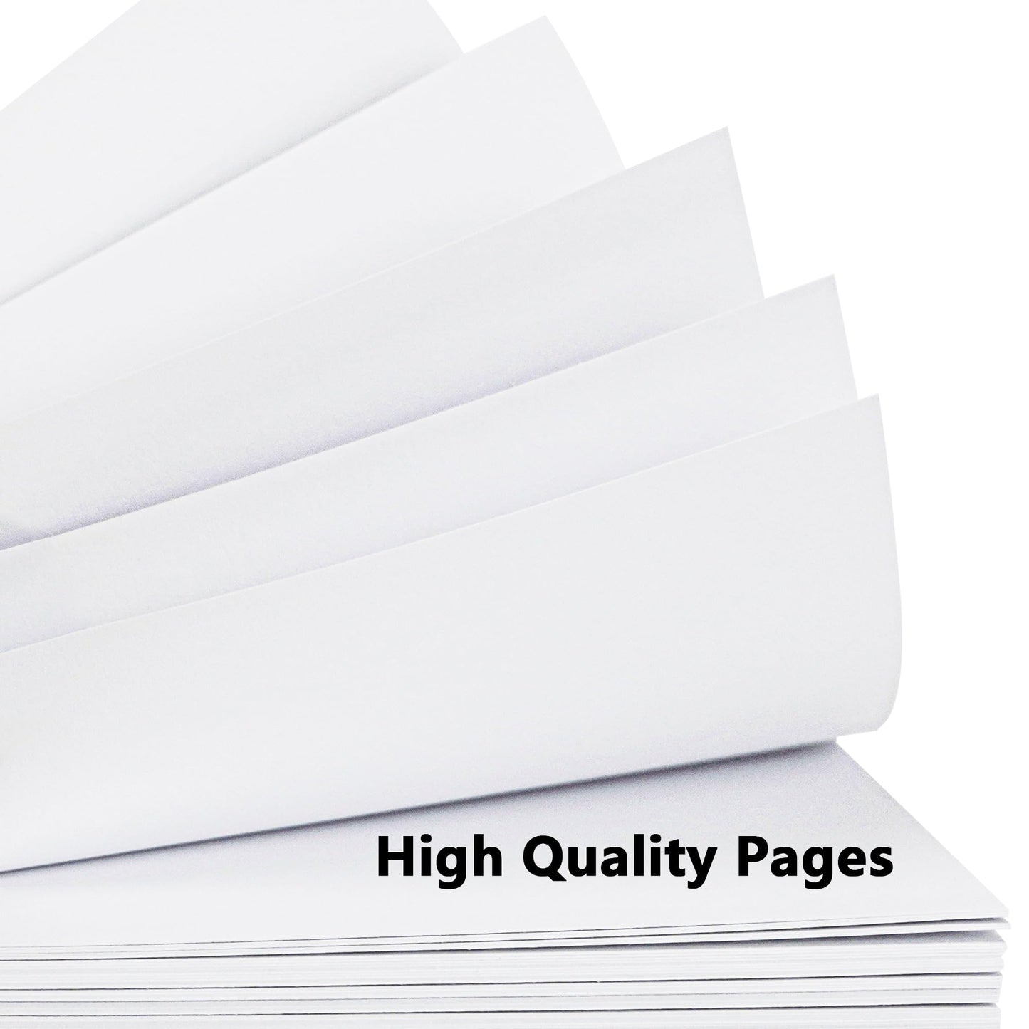 Yopih Linen Covered Scrapbook Photo Album, 8x8 Inches with Hardcover Kraft White Pages - Ideal for Travel, Wedding, Guest Book, Christmas, Baby Shower (20 Sheets/40 Pages)