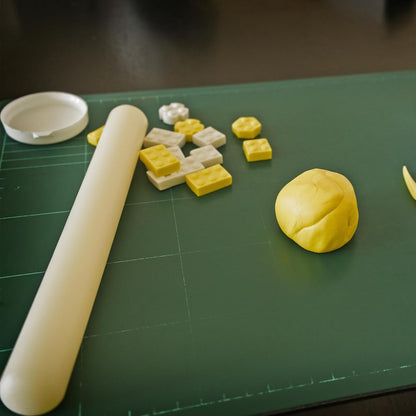 13 Inch 0.98 Inch HARFINGTON x PP Plastic Non-Stick Fondant Rolling Pin - Dough Roller for Cookie, Pastry, Pizza, Clay