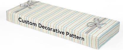 Custom Size Bench Cushion, Non-Slip High Density Foam Bench Seat Cushion for Indoor Furniture, Window Seat, Piano