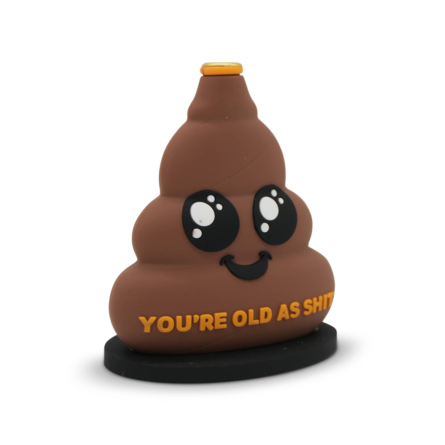 GOOFBALLS Funny Birthday Candle Holder – Humorous Party Decoration & Gag Gift – Quirky Cake Topper for Adults & Friends - Old as Shit
