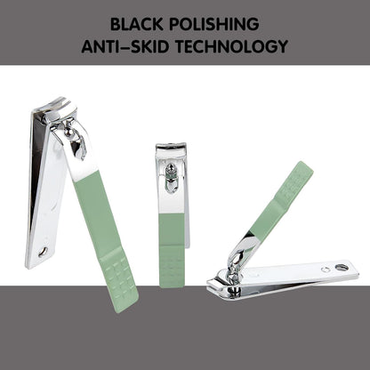 Nail Kit, Manicure Kit, Nail Care Kit For Women, Manicure Pedicure Set, Nail Clippers Toenail Clippers Kit, Professional Manicure Kit Pedicure Kit, Green Travel Case, Set of 12.