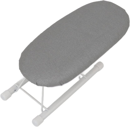 Small Ironing Board, Heat Resistant Mini Portable Foldable Tabletop Ironing Board for Home, Dorm, Sewing Craft - Grey