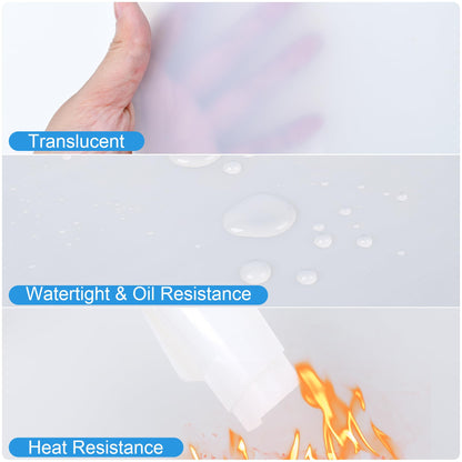 Translucent Silicone Rubber Sheet (Translucent, 12" W x 12" L x 1/8" Thick)