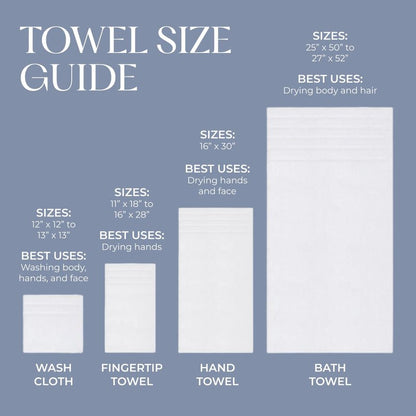 Izod - Fingertip Towels, 100% Soft & Absorbent Cotton Towel, Floral Home Decor, Set of 2 (Catalina)
