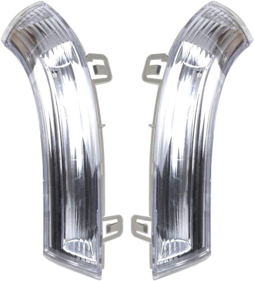 Clear Lens Mirror Indicator Turn Signal Light, Fit for VW Golf Jetta MK5 Passat Rabbit SHARAN/Skoda