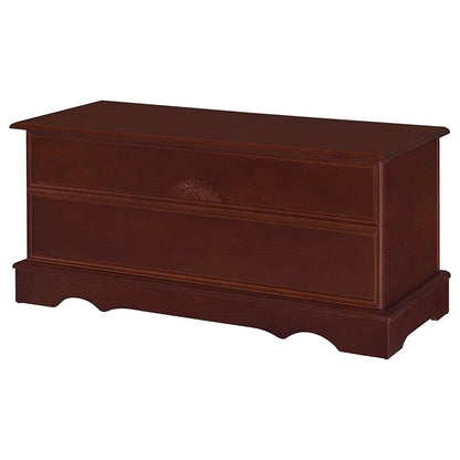 Generic Traditional Rectangular Cedar Chest, 22"H x 40"W x 21"D, Brown, Storage-Chest