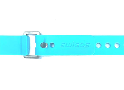 SWIGOS - Collapsible and Portable Shot Ski Kit - 4-pack w/ carrying pack. Silicone cups with an adjustable strap that turn any object into a "shot ski"